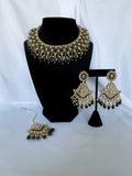 Polki Set with Matching Earrings & Tikka | Indian Jewelry