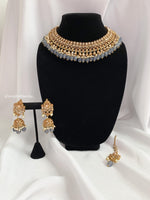 Grey Polki Set | Indian Jewelry