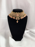 Peach Polki Choker set | Indian Jewelry