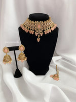 Peach Polki Choker set | Indian Jewelry