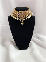 Pearl Polki Choker Set | Indian Jewelry