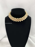 Small Pearl & Polki Set | Indian Jewelry