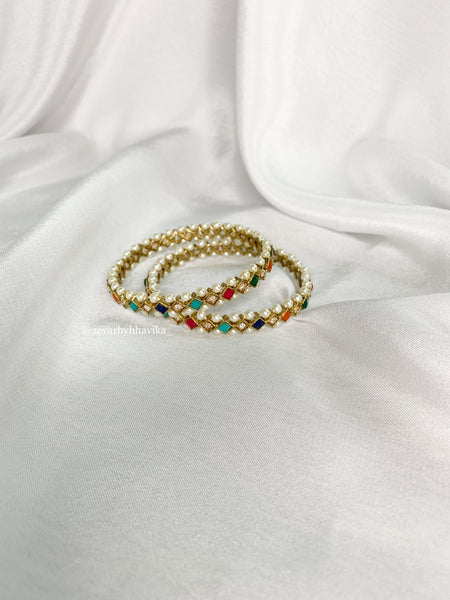 Multi-Colour Statement Bangles | Indian Jewelry