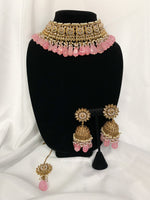 Baby Pink Polki Set | Indian Jewelry