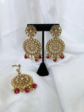 Burgundy Rani Haar | Indian Jewelry