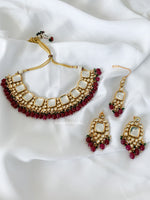 Kundan Sets with Matching Earrings & Tikka | Kundan Bridal Jewelry