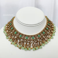 Mint Green Polki Set | Indian Jewelry