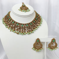 Mint Green Polki Set | Indian Jewelry