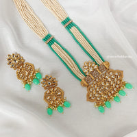 Royal Blue Pearl Haar | Indian Jewelry