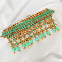 Emerald Green Statement Choker | Indian Jewelry