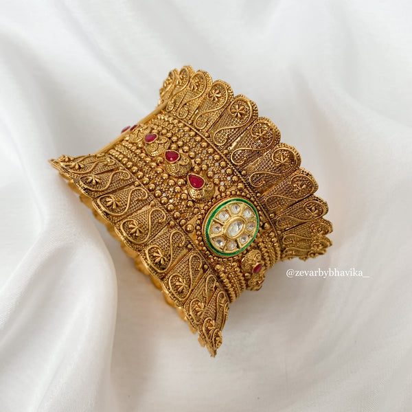 Gold Cuff Bangle | Indian Jewelry